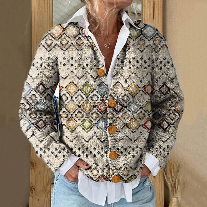 Atlas™ Dolores - Beige Soft Cardigan