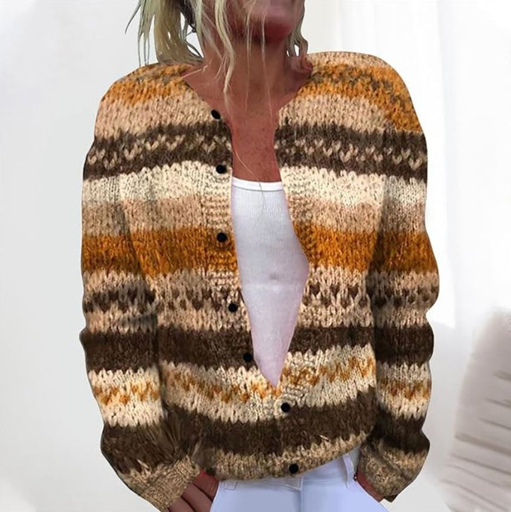 Atlas™ Lucy - Brown Soft Cardigan