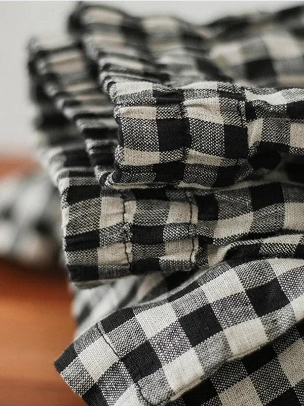 Stylish Check Side Pocket Pants