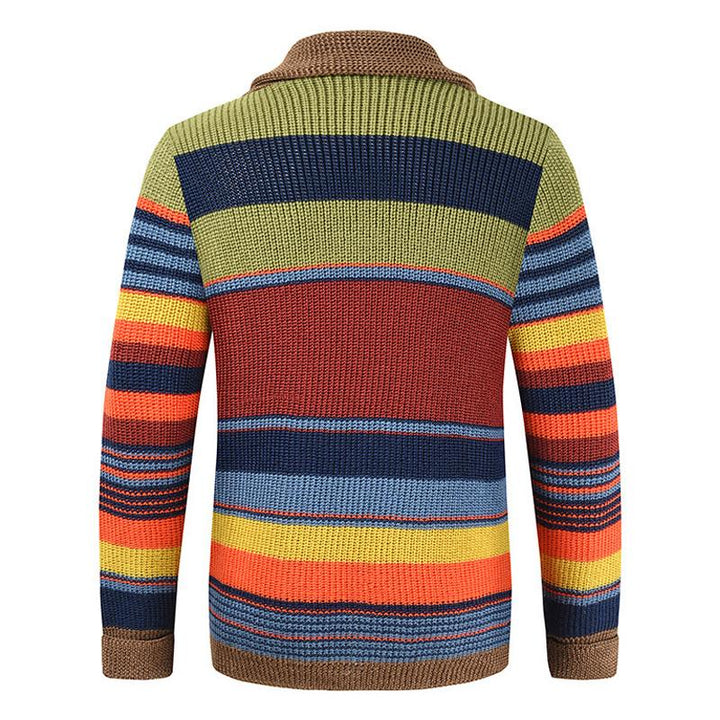 Atlas™ Men’s Colorblock Lapel Sweater Jacket