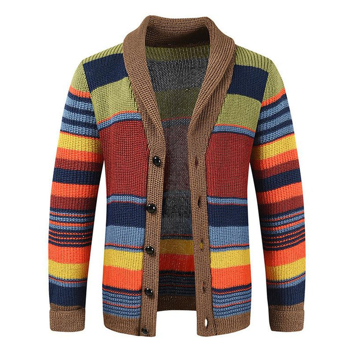 Atlas™ Men’s Colorblock Lapel Sweater Jacket