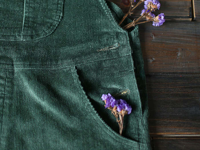 Women's Corduroy Cozy Overalls