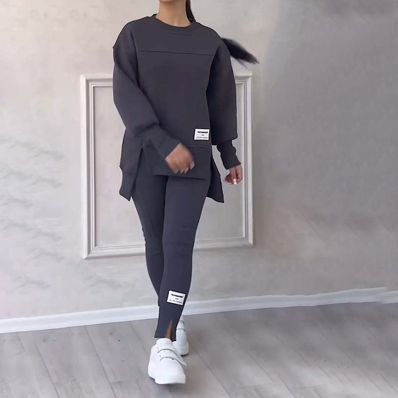 Atlas™ Aria Casual Sweatshirt & Legging Set – Relaxed Fit