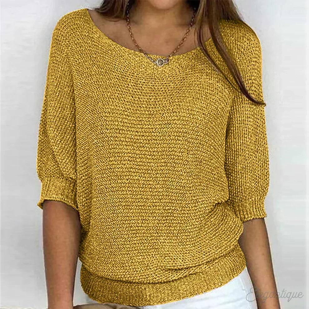 Lisa | Loose Knit Blouse