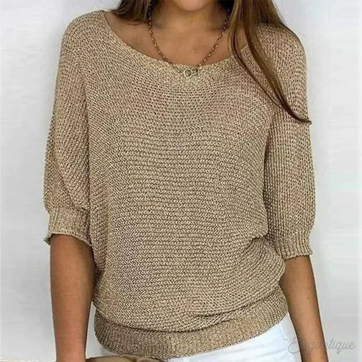 Lisa | Loose Knit Blouse