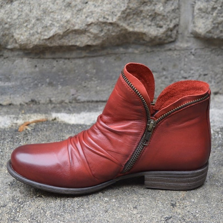 Sanne - Women's Elegant Leather Boots