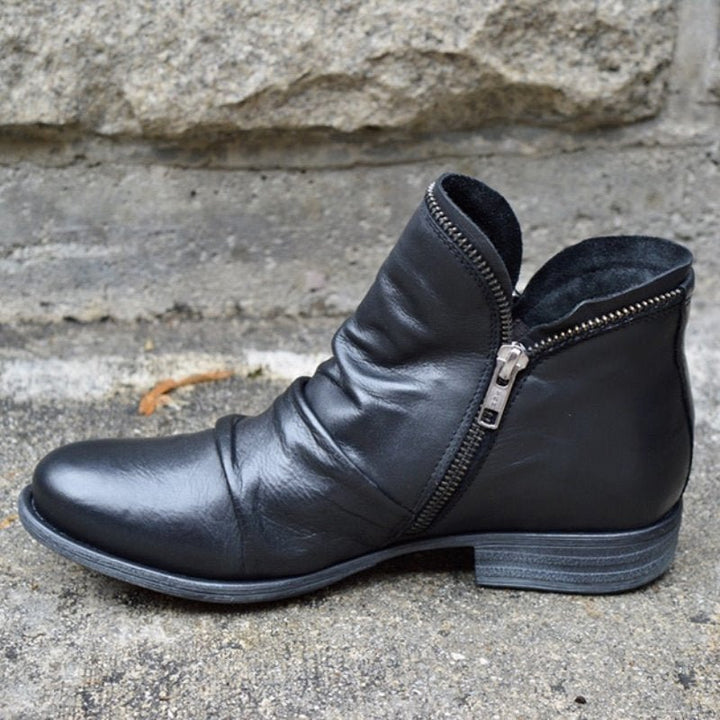 Sanne - Women's Elegant Leather Boots