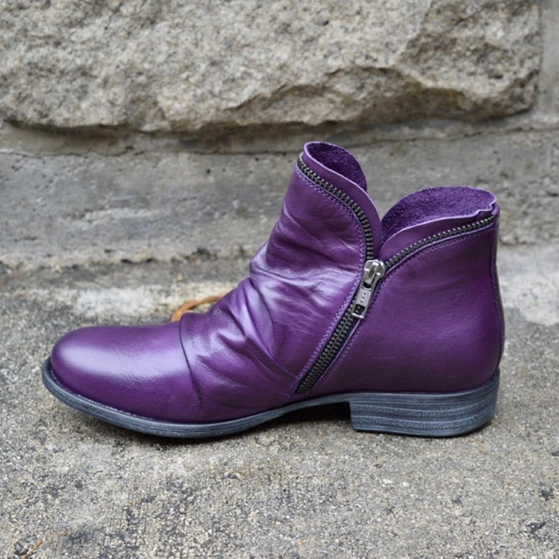 Sanne - Women's Elegant Leather Boots